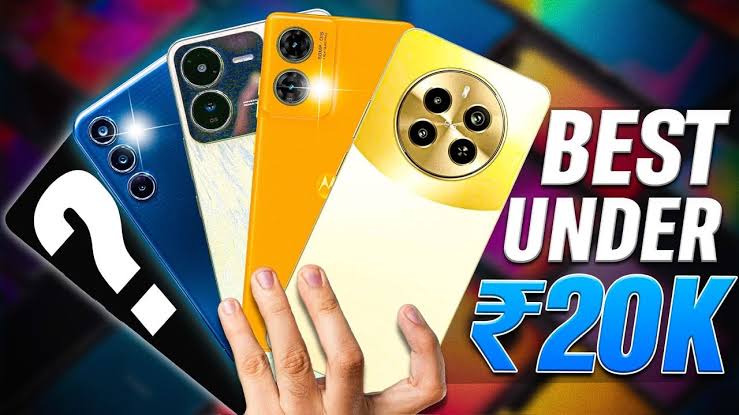 the best mobile phones under ₹20,000 in India as of March 2025