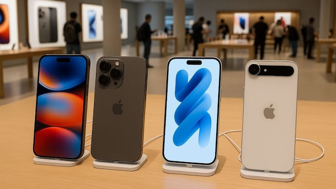 “Concept image of the upcoming Apple iPhone 17 series featuring the rumored ultra-slim iPhone 17 Air, new triple-camera module, and sleek redesigned body, expected for September 2025 launch.”